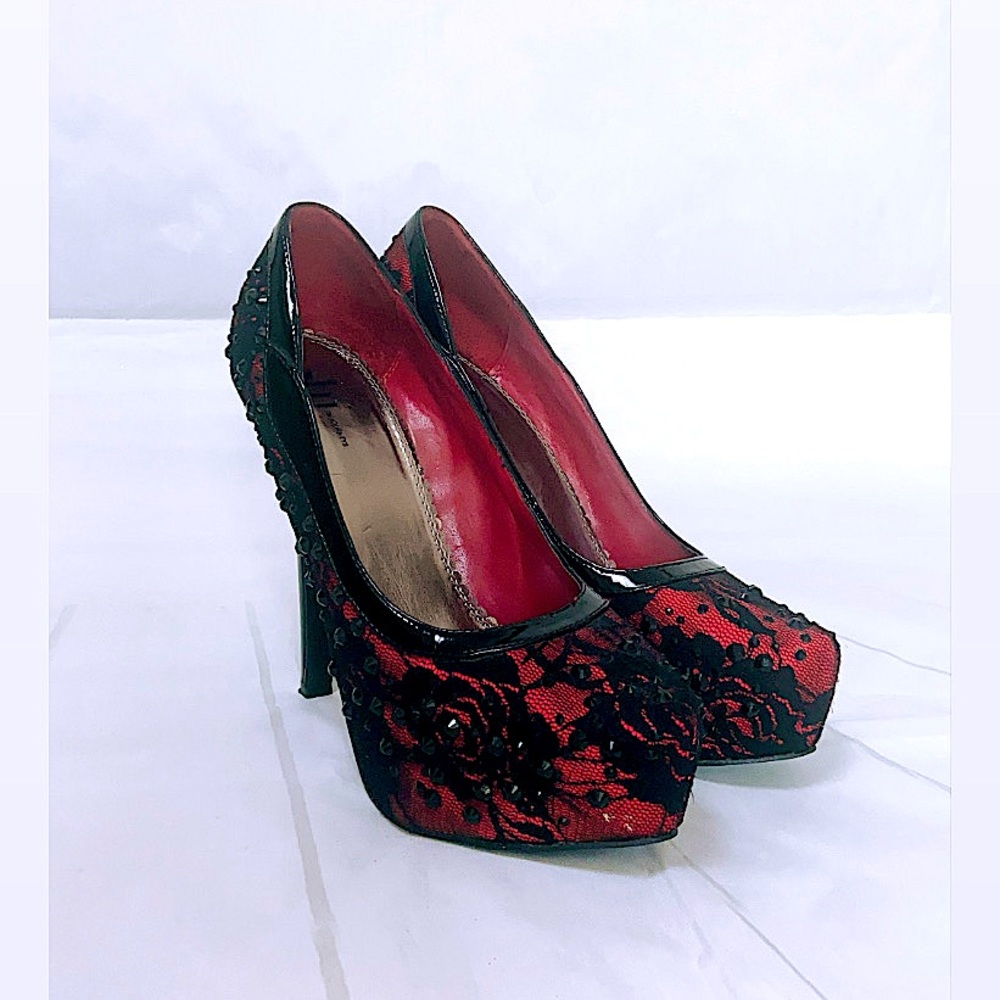 ✨ Rose Lace Stilettos!